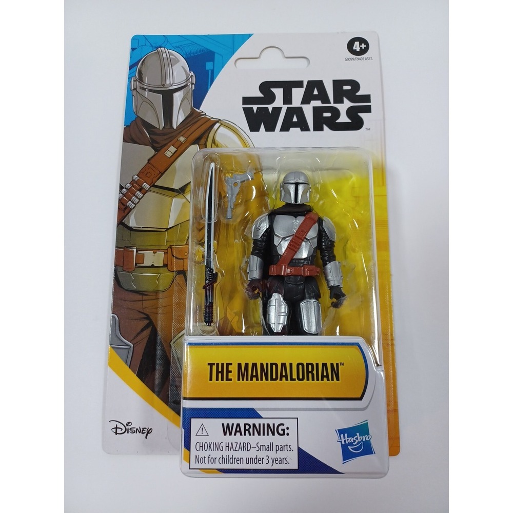 Hasbro Star Wars Epic Hero Series Mandalorian w Black Saber 4" Figure NEW 2024